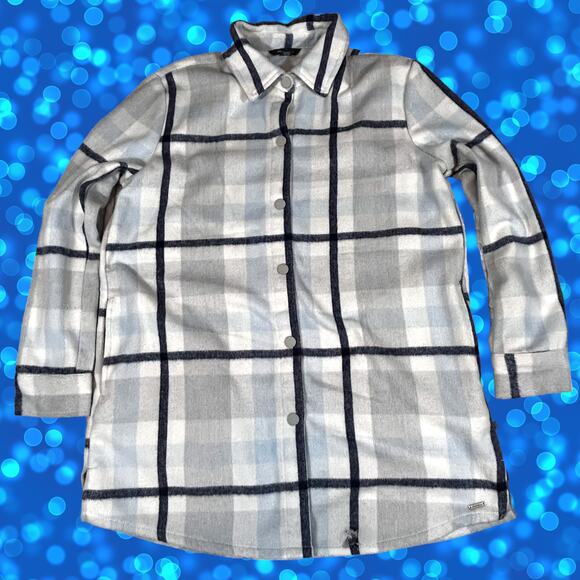 Eddie Bauer Womens Medium Shirt Jacket  - Flaw Bottom Left see Pictures - Picture 1 of 12